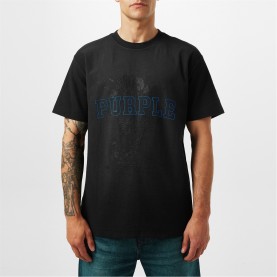 тениска,мъжки,тениски,purple,brand,textured,t,shirt,black