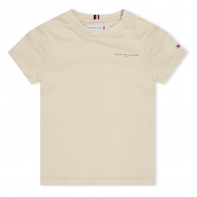 детска,тениска,tommy,hilfiger,unisex,kids,mini,corp,logo,t,shirt,beige,aci