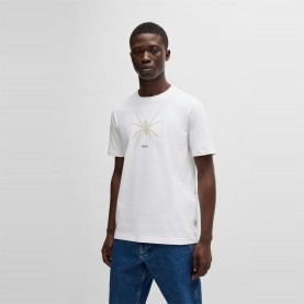 облекла,на,разпродажба,мъжки,тениски,boss,boss,te,spiderbat,10249510,01,white,100