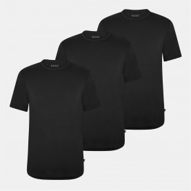 тениска,мъжки,тениски,boss,men's,regular,fit,bamboo,3,pack,t,shirts,black,001