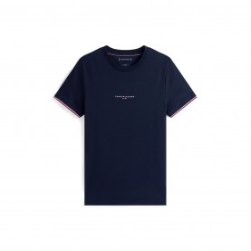 тениска,облекла,на,разпродажба,мъжки,тениски,tommy,hilfiger,logo,tipped,t,shirt,desert,sky,dw5