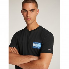 тениска,мъжки,тениски,tommy,jeans,tjm,reg,rwb,flag,tee,ext,black