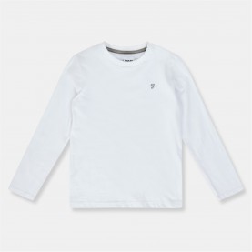 детски,тениски,детски,облекла,farah,denny,t,jn99,white