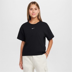 детска,тениска,разпродажба,nike,детски,тениски,nike,sportswear,big,kids',(girls'),t,shirt,black,white