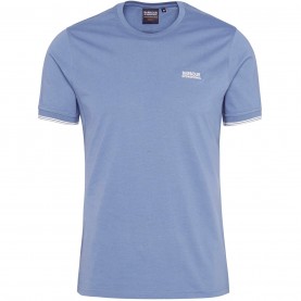 Тениска Barbour International Philip Tipped T-shirt - Wshed Blue BL45 тениска,облекла,на,разпродажба,мъжки,тениски,barbour,international,philip,tipped,t,shirt,wshed,blue,bl45