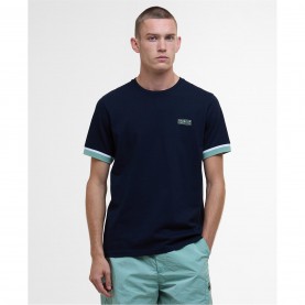 тениска,мъжки,тениски,barbour,international,evan,tipped,t,shirt,saph,navy,ny73