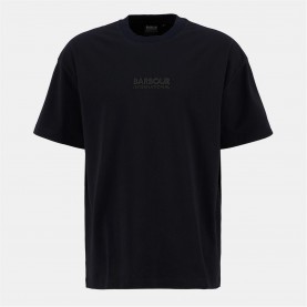 тениска,мъжки,тениски,barbour,international,oversized,collins,t,shirt,black,bk31