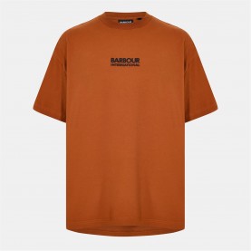 тениска,мъжки,тениски,barbour,international,men's,oversized,collins,t,shirt,drk,ginger,or94