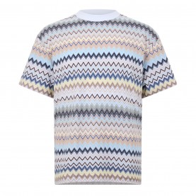 тениска,мъжки,тениски,missoni,men's,pattern,regular,fit,t,shirt,white,sm9er