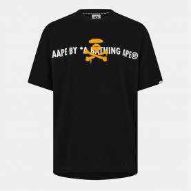 тениска,облекла,на,разпродажба,мъжки,тениски,aape,aape,neon,puff,tee,sn52,black