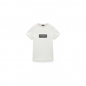 Тениска Napapijri Kids' Regular Fit T-Shirt - White Heron 206 тениска,детски,3/4,панталони,napapijri,kids',regular,fit,t,shirt,white,heron,206