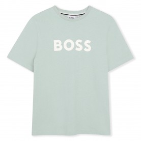 Тениска Boss Kids Logo T-Shirt - Sprout Green тениска,boss,kids,logo,t,shirt,sprout,green