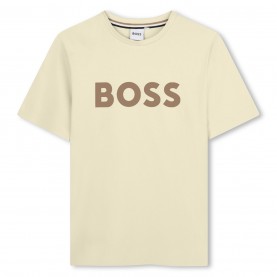тениска,детски,3/4,панталони,детски,облекла,boss,kids',logo,t,shirt,sand