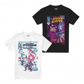 тениска,облекла,на,разпродажба,мъжки,тениски,marvel,comics,mens,2,pack,t,shirts,surfer,&amp;,galact
