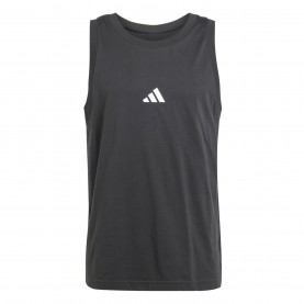 Мъжки потник Adidas Essentials Small Logo Tank Top Mens - Black/White мъжки,потник,промоция,на,зимни,облекла,мъжки,потници,всички,йога,и,пилатес,аксесоари,и,облекла,adidas,essentials,small,logo,tank,top,mens,black,white