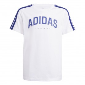 Детска тениска adidas Collegiate Graphic T-Shirt Kids - White детска,тениска,детски,тениски,adidas,collegiate,graphic,t,shirt,kids,white