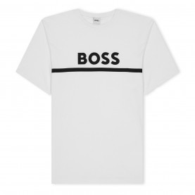 тениска,детски,3/4,панталони,детски,тениски,boss,kids,large,logo,t,shirt,logo,design,white,10p