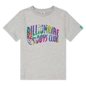 детска,тениска,детски,3/4,панталони,billionaire,boys,club,unisex,kids,robot,arch,logo,regular,fit,t,shirt,heather,grey
