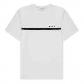 юношеска,тениска,детски,тениски,boss,small,logo,t,shirt,juniors,white,10p