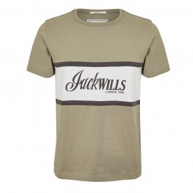 тениска,мъжки,тениски,jack,wills,colour,block,t,shirt,silver,sage
