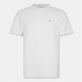 тениска,мъжки,тениски,jack,wills,textured,t,shirt,bone,white