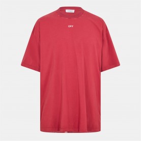 тениска,облекла,на,разпродажба,мъжки,тениски,off,white,st,matthew,oversized,t,shirt,red,grey