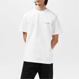 тениска,облекла,на,разпродажба,мъжки,тениски,daily,paper,men's,logo,graphic,regular,fit,t,shirt,white