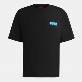 тениска,мъжки,тениски,hugo,men,s,duwood,regular,fit,t,shirt,black,001