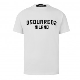 тениска,облекла,на,разпродажба,мъжки,тениски,dsquared2,dsquared2,milano,cool,fit,logo,print,t,shirt,white,black