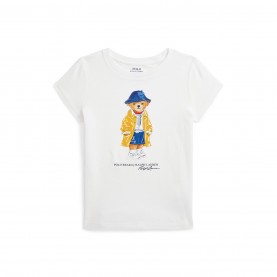 юношеска,тениска,детски,3/4,панталони,polo,ralph,lauren,raincoat,and,bucket,hat,bear,logo,t,shirt,juniors,paper,white