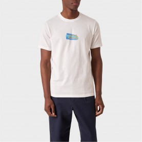 тениска,мъжки,тениски,ps,paul,smith,block,t,shirt,white,01