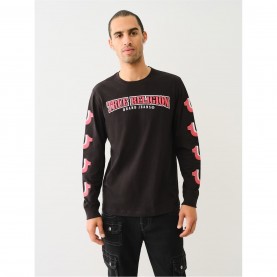 облекла,на,разпродажба,мъжки,тениски,true,religion,repeatd,hs,ls,t,sn99,jet,black