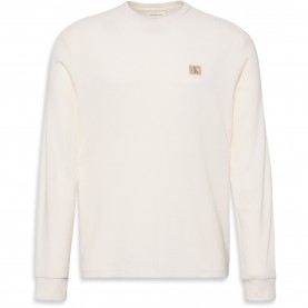 Тениска Calvin Klein Jeans CKJ Waffle WL LS Tee Sn54 - Tofu YAS тениска,мъжки,тениски,calvin,klein,jeans,ckj,waffle,wl,ls,tee,sn54,tofu,yas