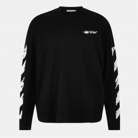 тениска,облекла,на,разпродажба,мъжки,тениски,off,white,men's,skate,long,sleeve,relaxed,fit,t,shirt,black
