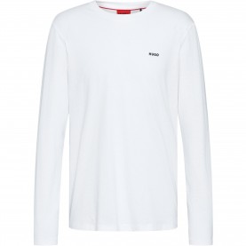Тениска Hugo Derol Long Sleeve T Shirt - White тениска,мъжки,тениски,hugo,derol,long,sleeve,t,shirt,white