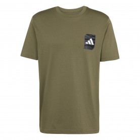 Мъжка тениска Adidas Graphic Logo T-Shirt Mens - Olive Str Camo мъжка,тениска,adidas,graphic,logo,t,shirt,mens,olive,str,camo