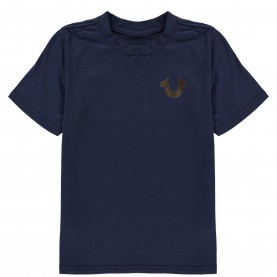 Тениска True Religion Horseshoe Crew T Shirt - Navy тениска,true,religion,horseshoe,crew,t,shirt,navy