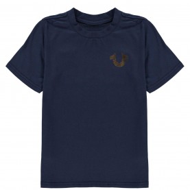 Тениска True Religion Horseshoe Crew T Shirt - Navy тениска,детски,3/4,панталони,true,religion,horseshoe,crew,t,shirt,navy
