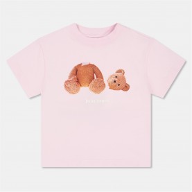 юношеска,тениска,детски,3/4,панталони,palm,angels,junior,bear,t,shirt,pink,3b03