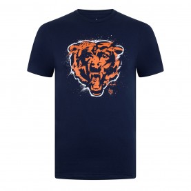 тениска,дамски,тениски,дамски,топове,nfl,splatter,tee,unisex,adults,chicago,bears