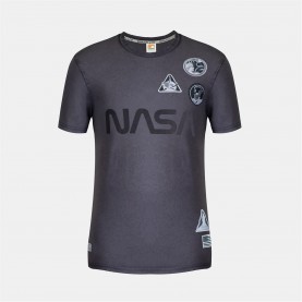 Тениска SoulCal Mens NASA Regular Fit T-Shirt - Charcoal тениска,мъжки,тениски,soulcal,mens,nasa,regular,fit,t,shirt,charcoal