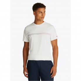тениска,мъжки,тениски,tommy,jeans,tjm,slim,entry,graphic,tee,ext,ecru
