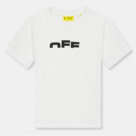 детска,тениска,детски,3/4,панталони,off,white,unisex,kids',logo,regular,fit,t,shirt,white,0110