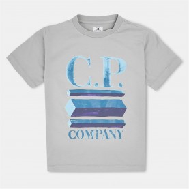 тениска,детски,3/4,панталони,cp,company,kids',regular,fit,logo,t,shirt,lon,gry,60379