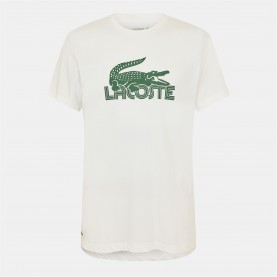 облекла,на,разпродажба,мъжки,тениски,lacoste,tee,shirt,sn99,white,green