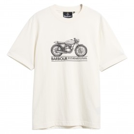тениска,мъжки,тениски,barbour,international,b,int,triton,t,shirt,sn64,whisper,white