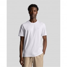облекла,на,разпродажба,мъжки,тениски,lyle,and,scott,tonal,tee,white,626