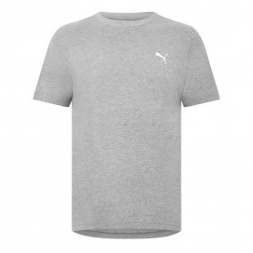 Тениска Puma Mens Blank Base T-Shirt - Grey Heather тениска,мъжки,тениски,мъжки,блузи,с,яка,мъжки,потници,puma,men,s,blank,base,t,shirt,grey,heather