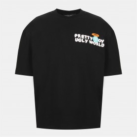 тениска,мъжки,тениски,pretty,boy,ugly,world,men's,fire,cotton,short,sleeve,crew,neck,t,shirt,black,bitcoin