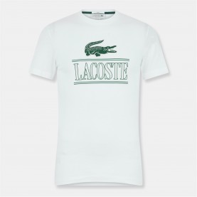 облекла,на,разпродажба,мъжки,тениски,lacoste,croc,tee,white
